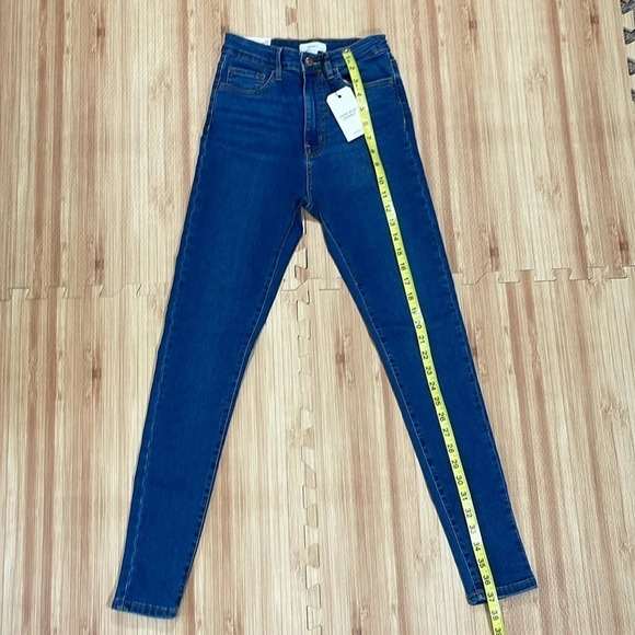 Forever 21 NWT High Rise Skinny Denim Jeans Women's Size 25 - Picture 4 of 7